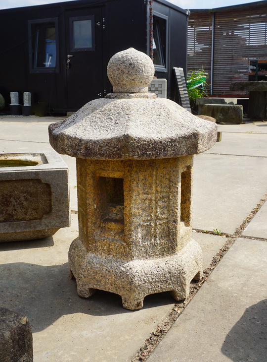 Hakkaku Okigata Ishidoro, Japanese Stone Lantern - YO01010436