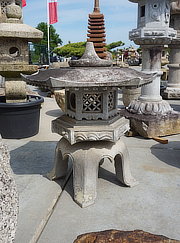 Buy Kaku Yukimi Gata Ishidoro, Japanese Stone Lantern for sale - YO01010311