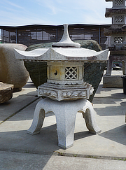 Buy Kaku Yukimi Gata Ishidoro, Japanese Stone Lantern for sale - YO01010317