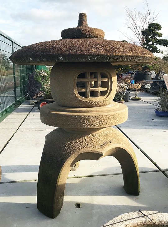 Kodai Maru Yukimi Gata Ishidōrō, Japanese Stone Lantern - YO01010054