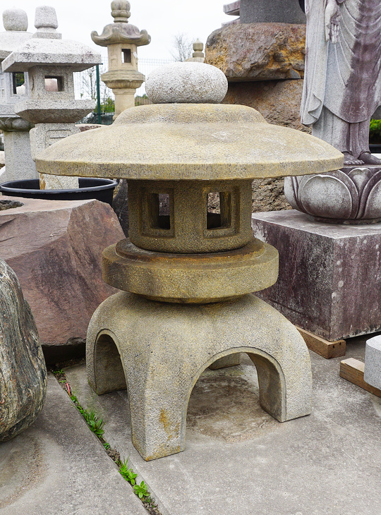 Kodai Maru Yukimi Gata Ishidoro, Japanese Stone Lantern - YO01010526