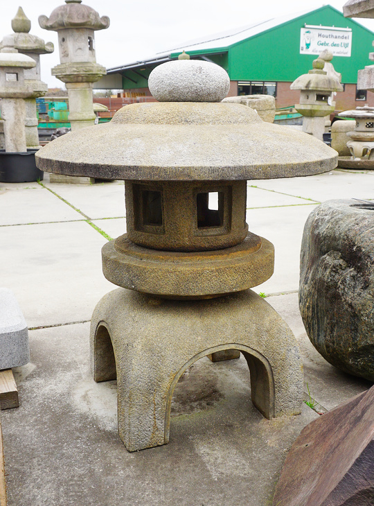 Kodai Maru Yukimi Gata Ishidoro, Japanese Stone Lantern - YO01010526