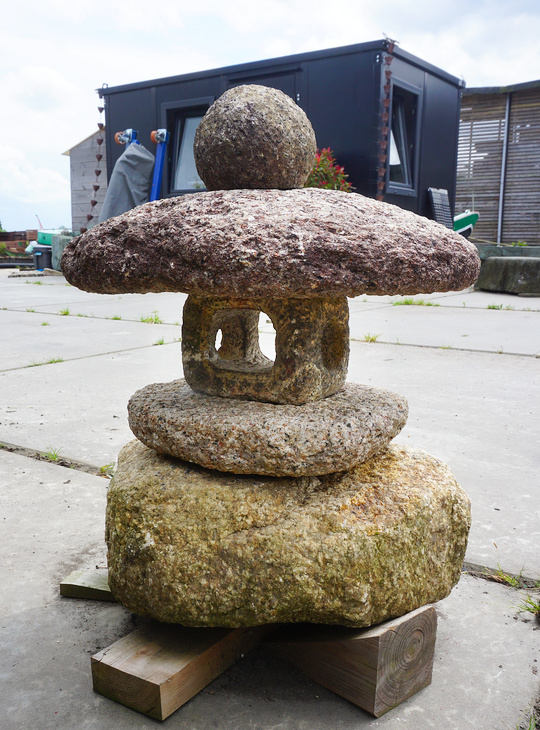 Kodai Tamate Gata Ishidoro, Japanese Stone Lantern - YO01010392