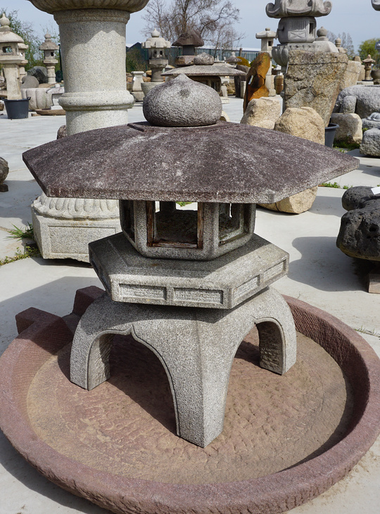 Kodai Yukimi Gata Ishidōrō, Japanese Stone Lantern - YO01010274
