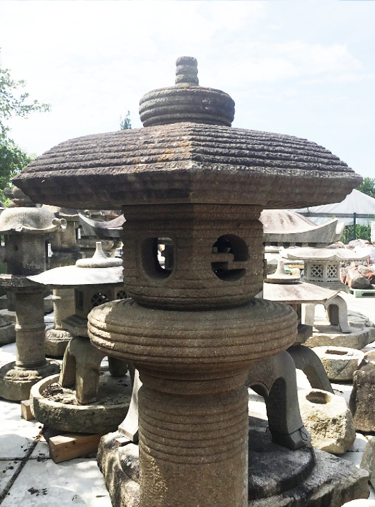 Michikaze Gata Ishidoro, Japanese Stone Lantern - YO01010209