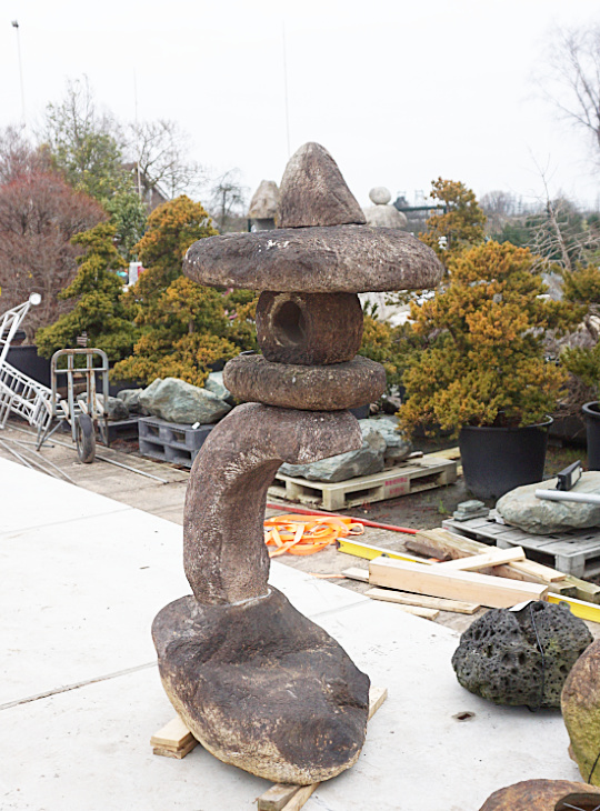 Nozura Rankei Gata Ishidōrō, Japanese Stone Lantern - YO01010236