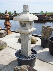 Buy Oribe Gata Ishidoro, Japanese Stone Lantern for sale - YO01010300
