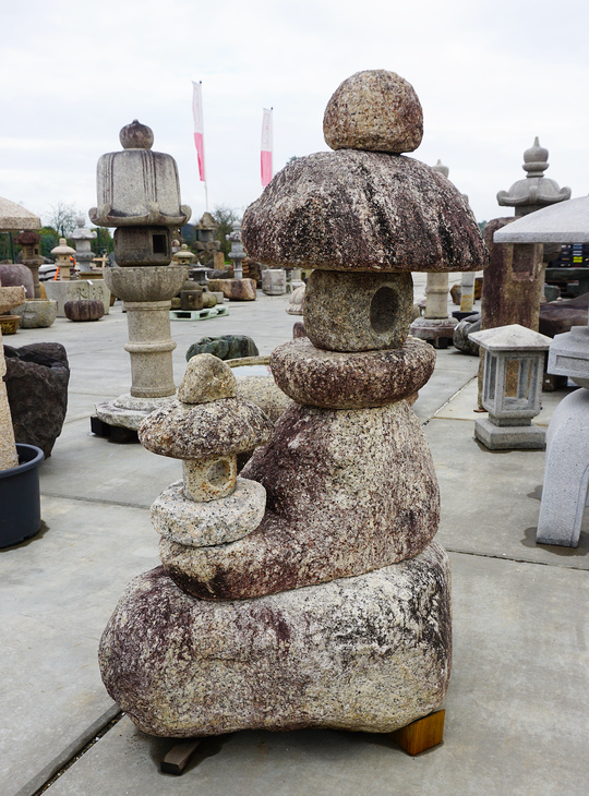 Oyako Gata Ishidoro, Japanese Stone Lantern - YO01010334