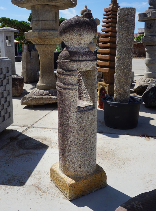 Rankan Ishidoro, Japanese Stone Bridge Pole Lantern - YO01010281