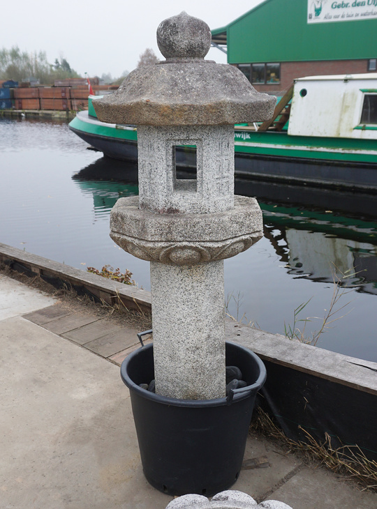 Rokkaku Ikekomi Ishidoro, Japanese Stone Lantern - YO01010480