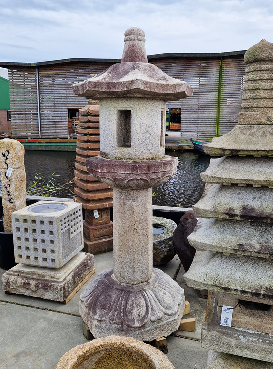 Rokkaku Tachidoro, Japanese Stone Lantern - YO01010553