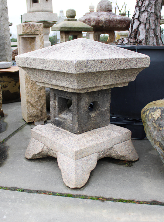 Shikaku Okigata Ishidoro, Japanese Stone Lantern - YO01010578