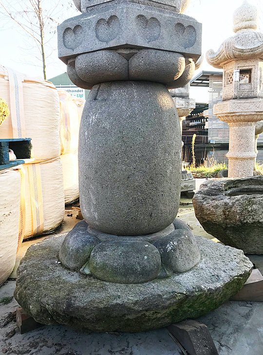 Zendo-ji Gata Ishidoro, Japanese Stone Lantern - YO01010060