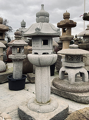 Edo Gata Ishidōrō, Japanse Stenen Lantaarn - YO01010194