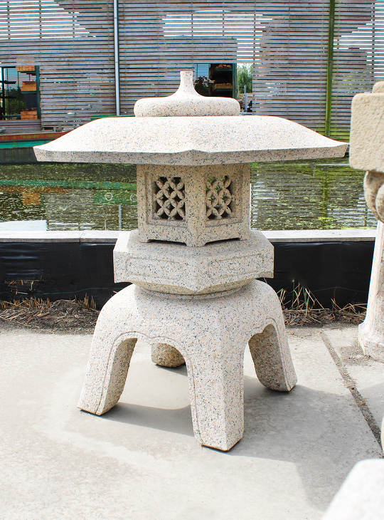 Kaku Yukimi Gata Ishidoro, Japanse Stenen Lantaarn - YO01010557