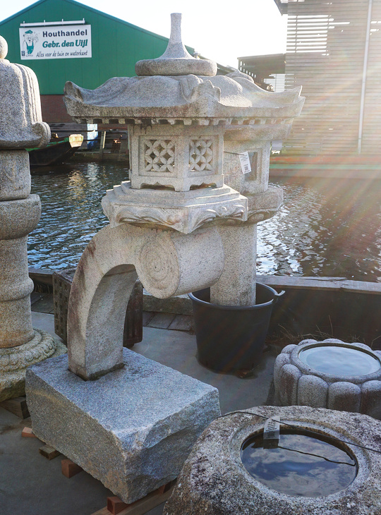 Rankei Gata Ishidoro, Japanse Stenen Lantaarn - YO01010490
