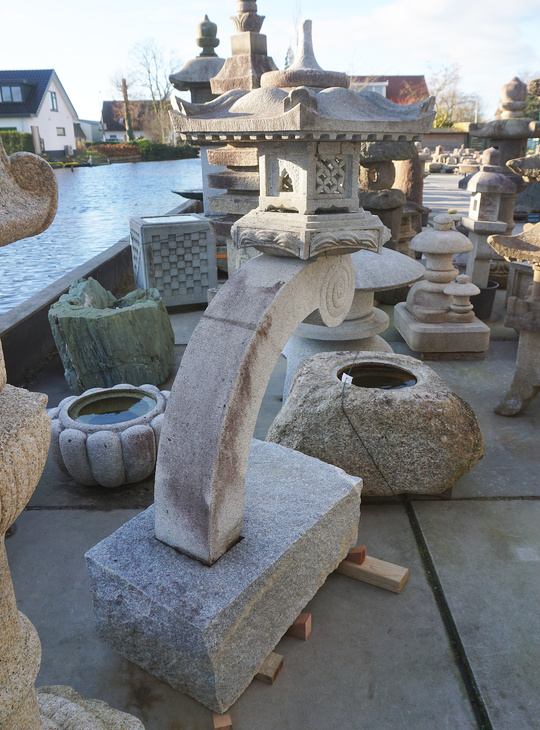 Rankei Gata Ishidoro, Japanse Stenen Lantaarn - YO01010490