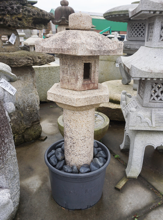Rokkaku Ikekomi Ishidoro, Japanse Stenen Lantaarn - YO01010510