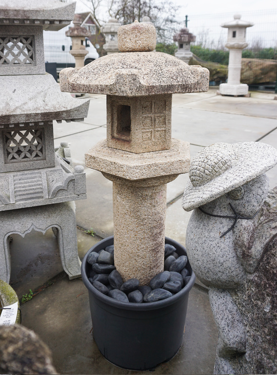 Rokkaku Ikekomi Ishidoro, Japanse Stenen Lantaarn - YO01010510