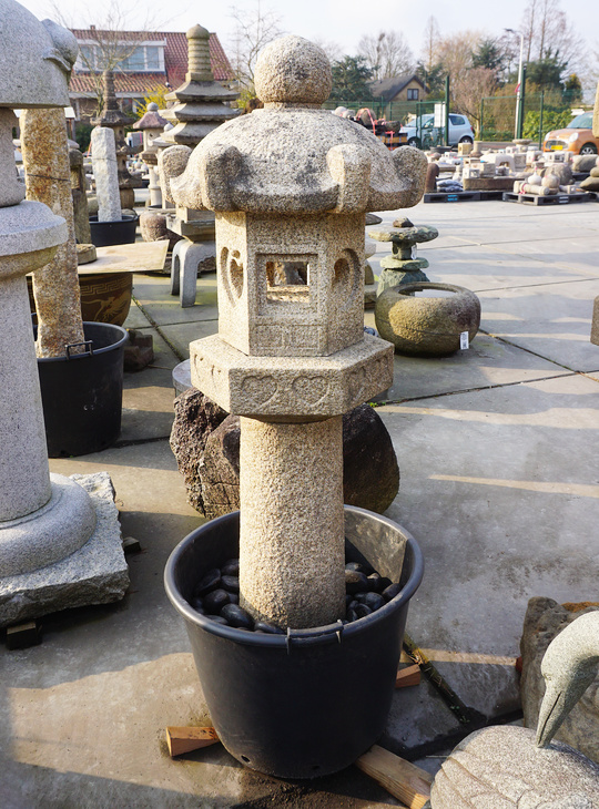 Rokkaku Ikekomi Ishidoro, Japanse Stenen Lantaarn - YO01010517