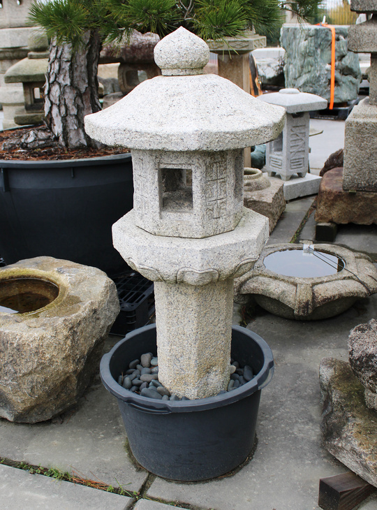 Rokkaku Ikekomi Ishidoro, Japanse Stenen Lantaarn - YO01010577