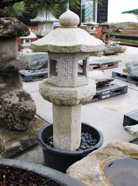 Rokkaku Ikekomi Ishidoro, Japanse Stenen Lantaarn - YO01010577