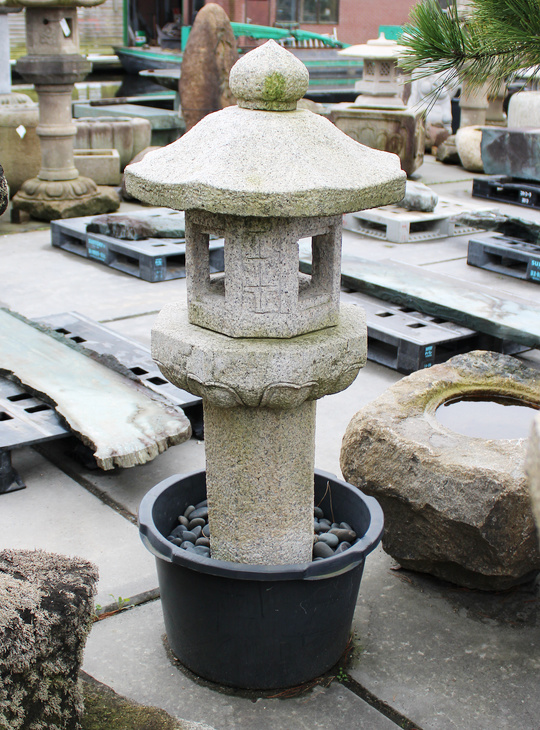 Rokkaku Ikekomi Ishidoro, Japanse Stenen Lantaarn - YO01010577