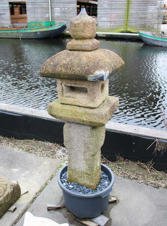 Rokkaku Ikekomi Ishidoro, Japanse Stenen Lantaarn - YO01010594