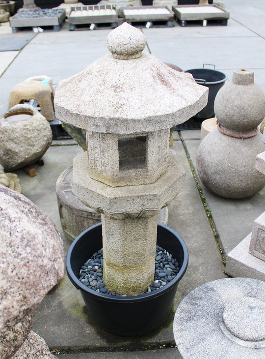 Rokkaku Ikekomi Ishidoro, Japanse Stenen Lantaarn - YO01010595