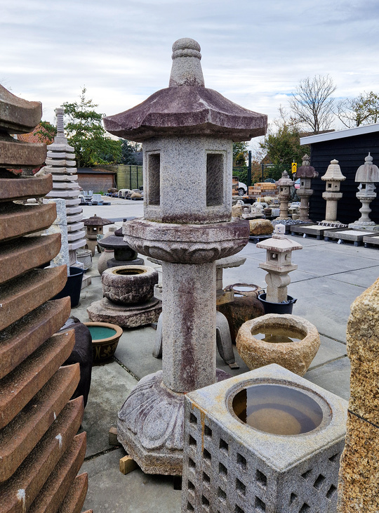 Rokkaku Tachidoro, Japanse Stenen Lantaarn - YO01010553