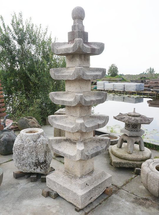 Buy Hasu Goju Sekito, Japanese Stone Pagoda for sale - YO02010015