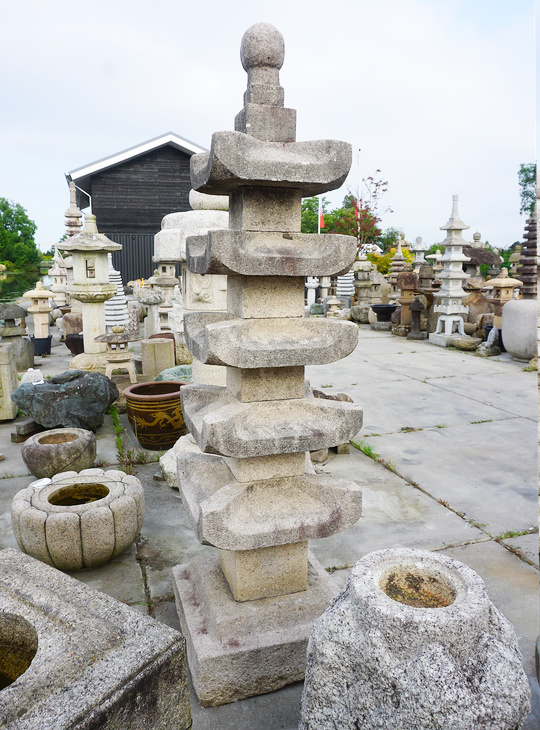 Hasu Goju Sekito, Japanese Stone Pagoda - YO02010015