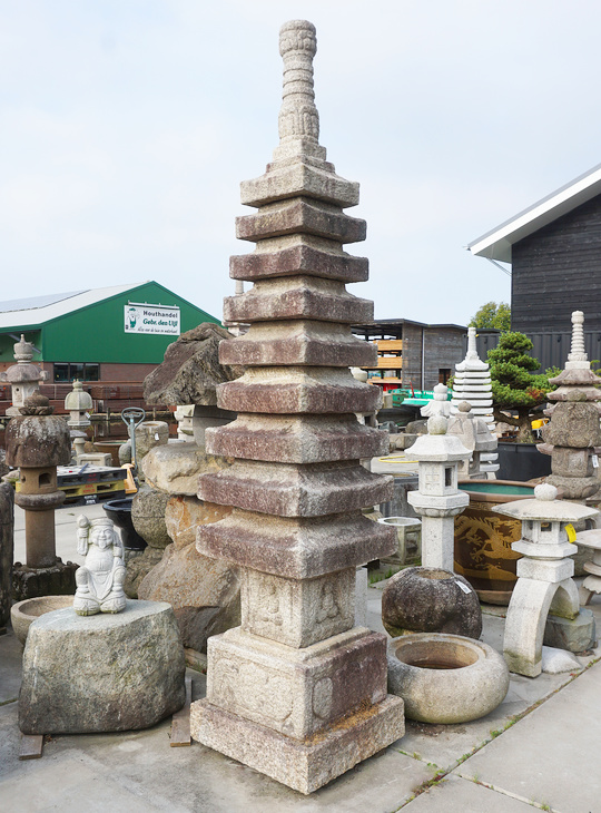 Shihobutsu Kyuju Sekito, Japanese Stone Pagoda - YO02010017