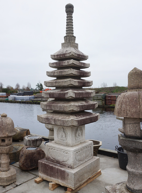 Buy Shihobutsu Nanaju Sekito, Japanese Stone Pagoda for sale - YO02010027