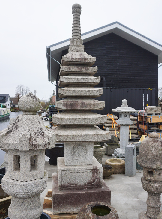 Shihobutsu Nanaju Sekito, Japanese Stone Pagoda - YO02010027