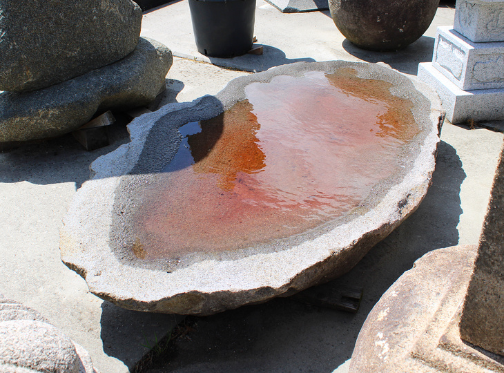 Buy Tennenzubachi Chozubachi, Japanese Tsukubai Water Basin for sale - YO03010335