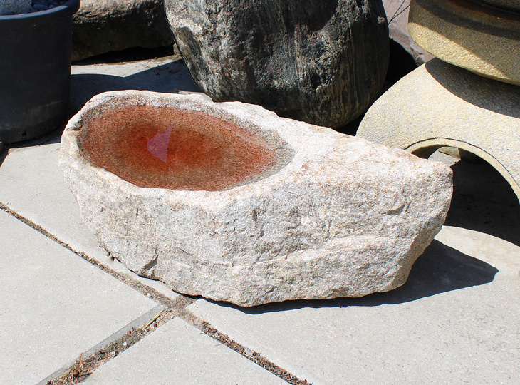 Buy Tennenzubachi Chozubachi, Japanese Tsukubai Water Basin for sale - YO03010353
