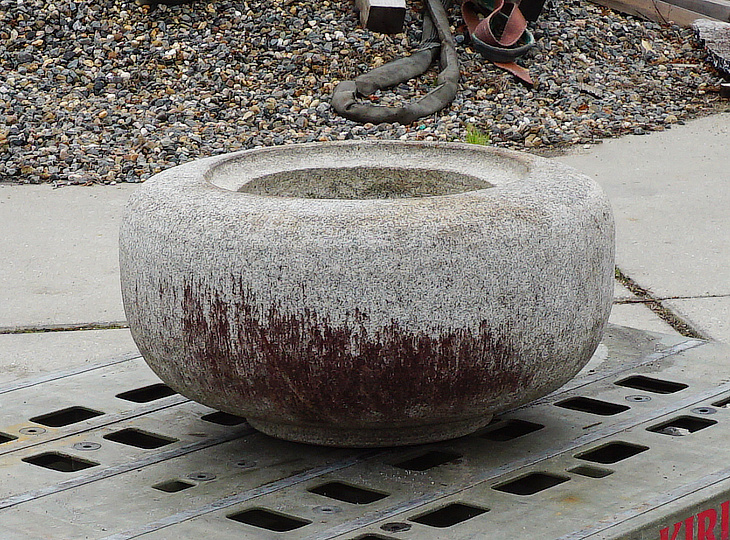 Tetsubachi Chōzubachi, Japanese Tsukubai Water Basin - YO03010173