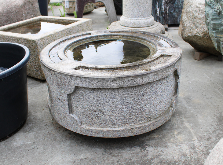 Kesagata Chozubachi, Japanse Tsukubai Waterornament - YO03010390