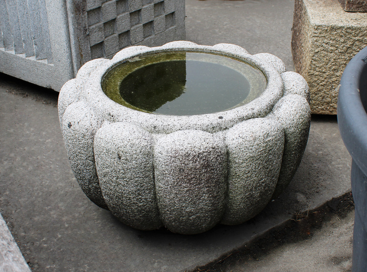 Kiku Chozubachi, Japanse Tsukubai Waterornament - YO03010409