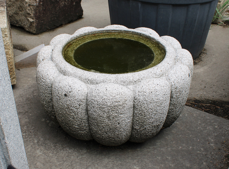Kiku Chozubachi, Japanse Tsukubai Waterornament - YO03010409