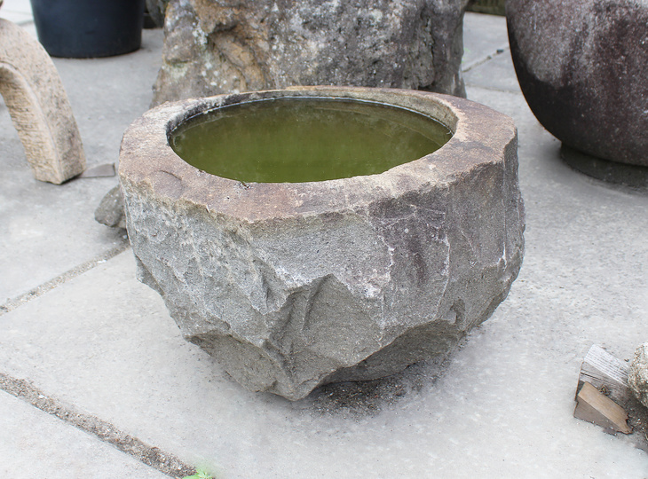 Kimachi Shizen-seki Chozubachi, Japanse Tsukubai Waterornament - YO03010380