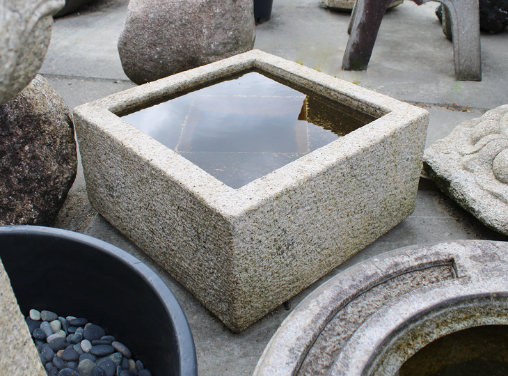 Masugata Chozubachi, Japanse Tsukubai Waterornament - YO03010389