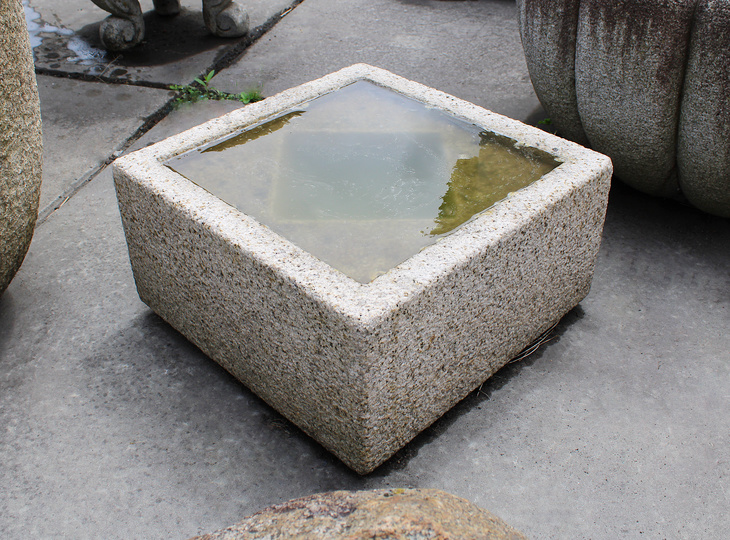 Masugata Chozubachi, Japanse Tsukubai Waterornament - YO03010407