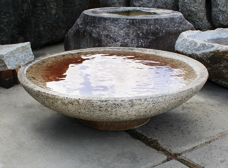 Sakazuki Chozubachi, Japanse Tsukubai Waterornament - YO03010341