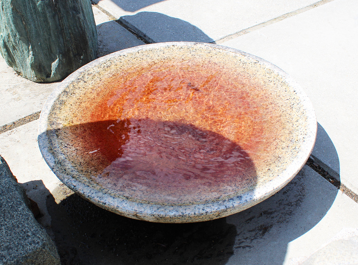Sakazuki Chozubachi, Japanse Tsukubai Waterornament - YO03010345