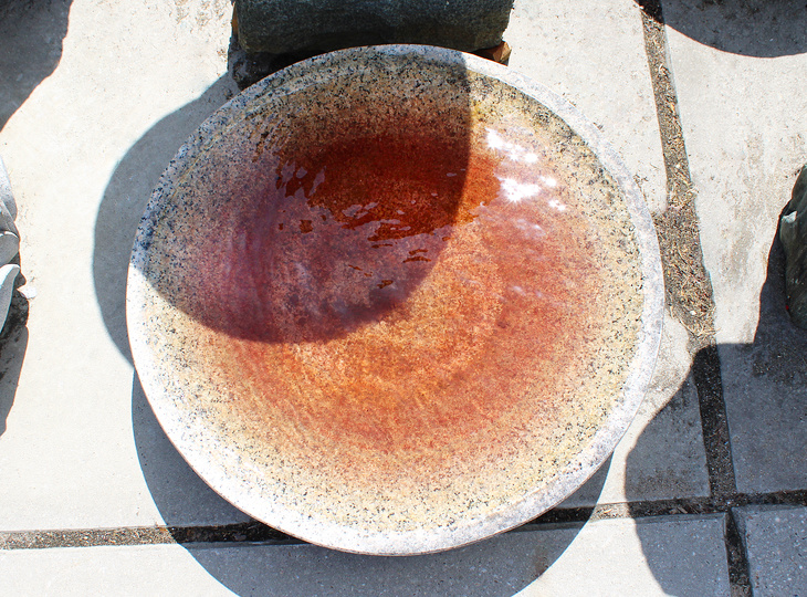 Sakazuki Chozubachi, Japanse Tsukubai Waterornament - YO03010345