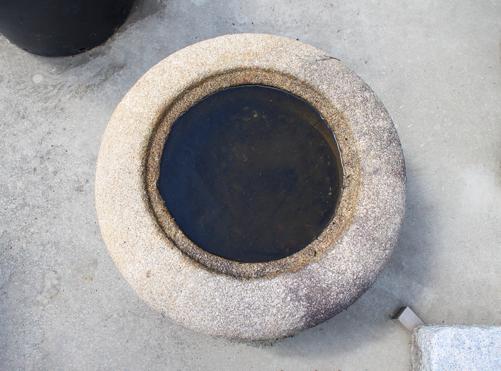 Tetsubachi Chozubachi, Japanse Tsukubai Waterornament - YO03010347