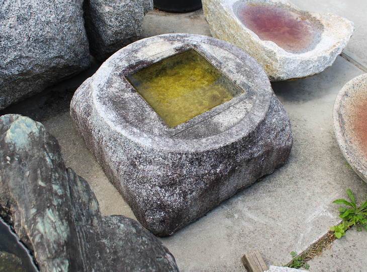 Zenigata Chozubachi, Japanse Tsukubai Waterornament - YO03010340
