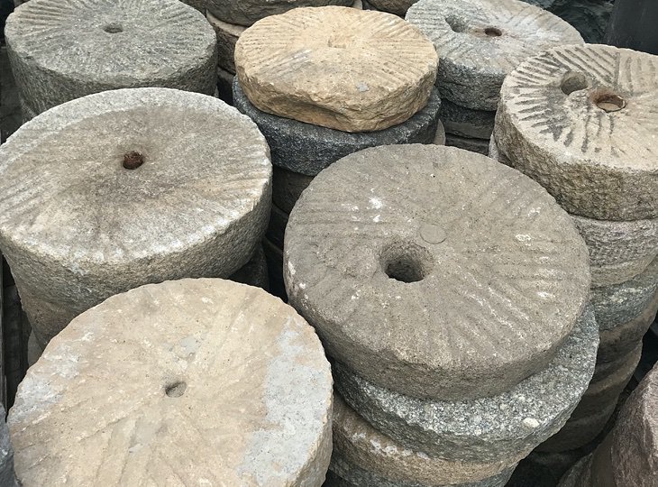 Buy Ishiusu, Antique Milling Stones, Large, Japanese Stepping